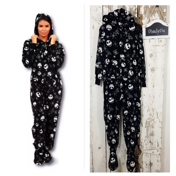 Disney Other - Nightmare before Christmas jack footed onesie